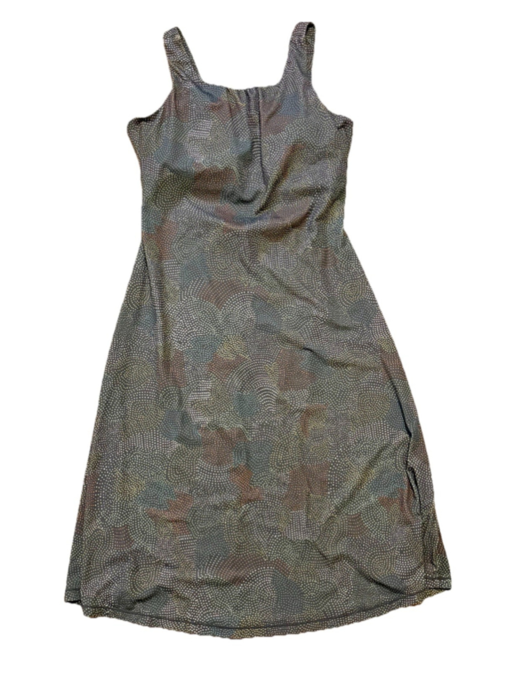 prAna Yoga Dress Small Built In Bra Athleisure Cool Mom Casual Twist Back